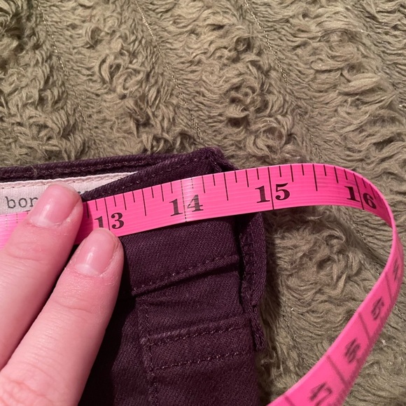 rag & bone Women's Burgundy/ Wine Skinny Jeans Size 28 (Tag says 25) - Picture 8 of 8